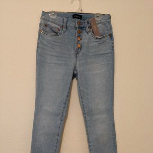 J.Crew Petite 9" High Rise Toothpick Jean